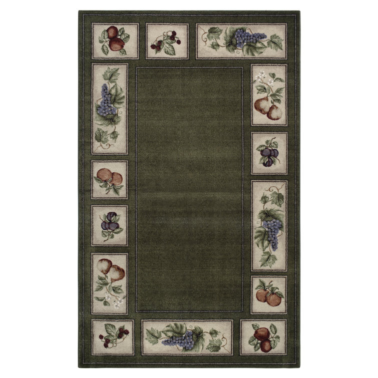 Brumlow Mills Eden's Bounty Olive/Green Area Rug & Reviews Wayfair